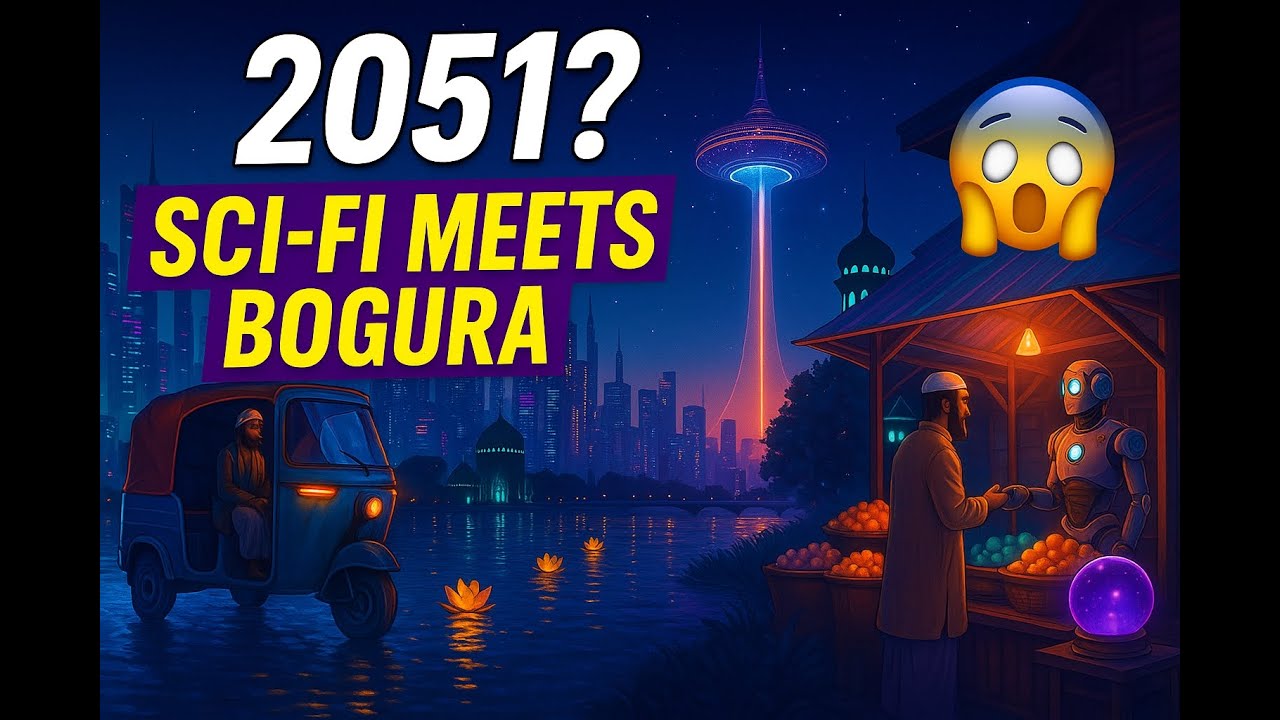 Bogura 2150 | A Futuristic Sci-Fi Vision of Bangladesh | AI-Generated Cinematic Video | VEO 3