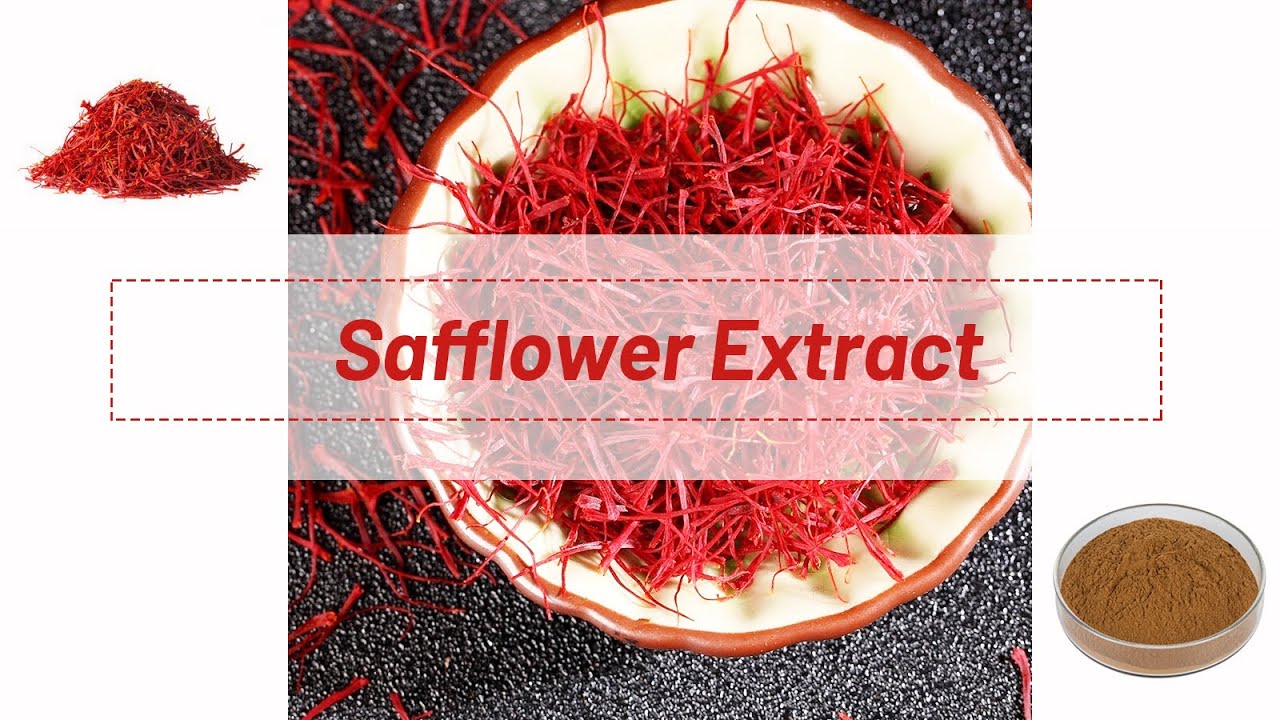 [Safflower Extract]Chinese Herb Supplements Safflower Extract Powder Carthamus Safflower Extract