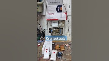 Remote Electric Lock Main Gate, Wireless remote switch electronic door lock #wifielectriclock