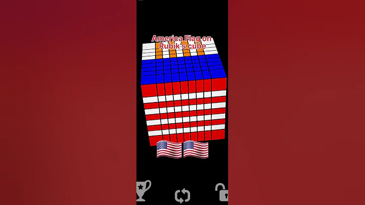 How to make America Flag on Rubik's cube #Fair #viral #cube #like comments and subscribe #fairtech##