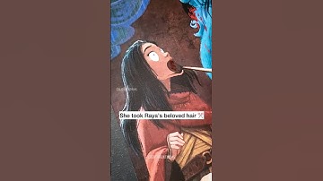 Did Sisu took REVENGE on Raya!!?🤫 #shorts #disney #art #creative