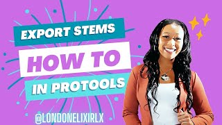 Famous How to Export Stems in Pro Tools (2-Minute Tutorial) | For Artists, Rappers & Producers Profile