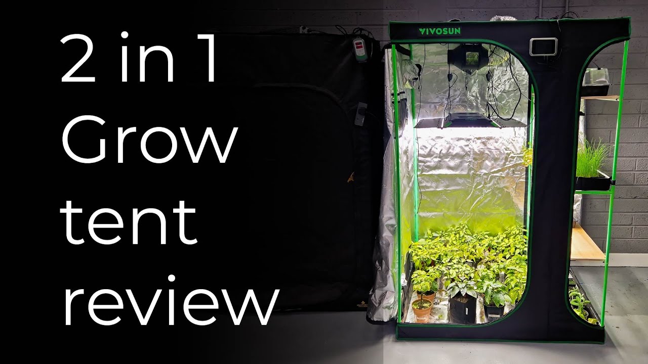 2 in 1 Grow tent review | Vivosun 3x4 2 in 1 grow tent review