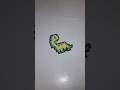 Cute Dino Pixel Art 🦕 | Easy Pixel Drawing | Satisfying Art