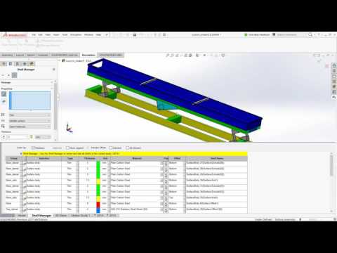 Why SolidWorks Simulation - Easy handling of large models that need to represented by Shell elements