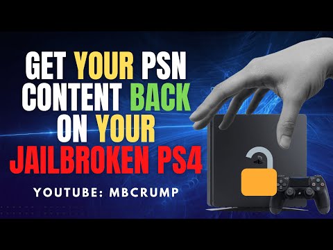 Get YOUR Digital PSN Content BACK On Your Jailbroken PS4 Console #ps4homebrew