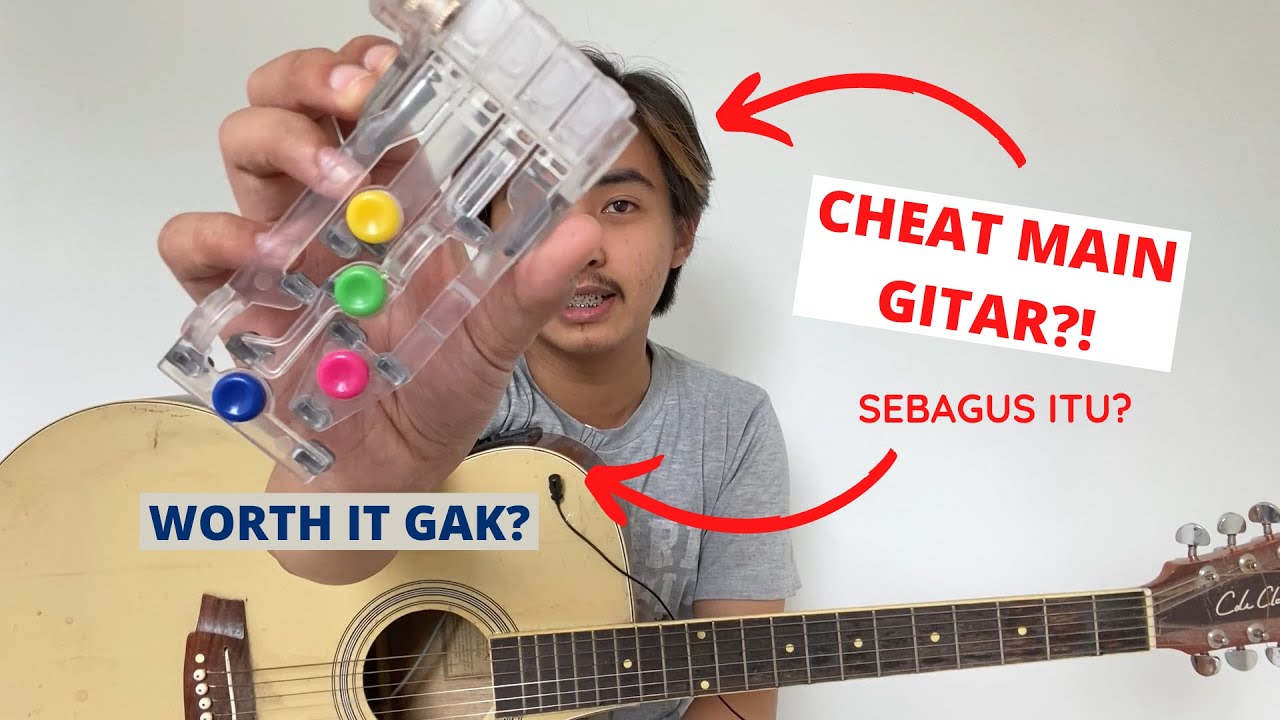 MAIN GITAR TAPI NGECHEAT! 1 TOMBOL 1 CHORD! REVIEW ALAT BANTU KUNCI