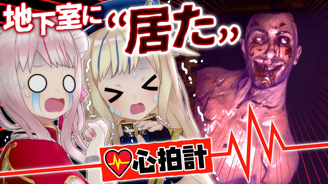 【心拍計ホラー】地下で血塗れ男に会っちゃった・・・