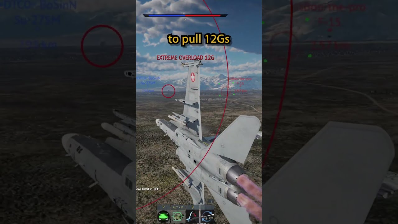 The AoA LIMITER On F A 18C Late Is GREAT Wt Warthunder