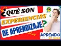 ¿QUÉ SON EXPERIENCIAS DE APRENDIZAJE? MEDIACIÓN APRENDO EN CASA// MINEDU