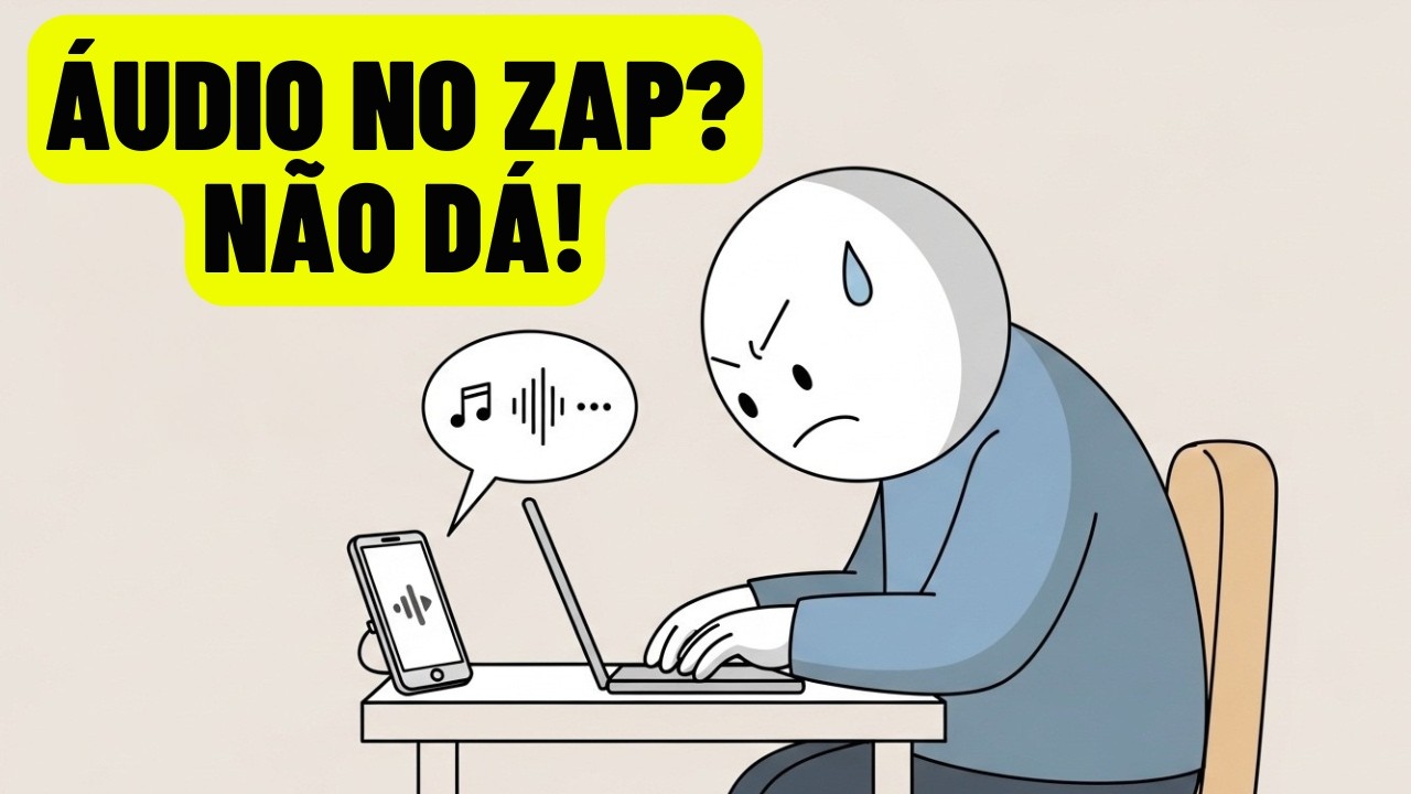 Psicologia de quem odeia mensagem de áudio no WhatsApp...