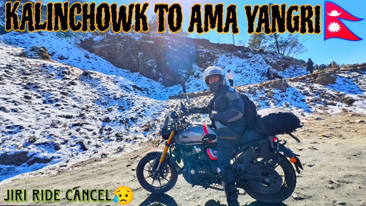 KALINCHOWK TO AMA YANGRI RIDE🇳🇵 ON MY TVS RONIN || NEPAL RIDE || DAY-03 