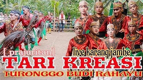 Tari kreasi prajuritan||Turonggo budi rahayu live karang jambe|| Officiall