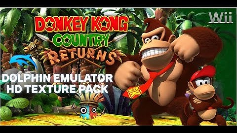Donkey Kong Country Returns Dolphin texture pack