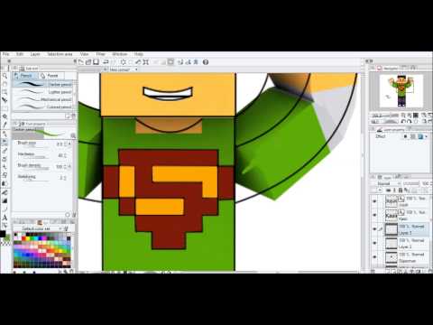 Öğretim  Minecraft Skin Kafası Çizme  Doovi