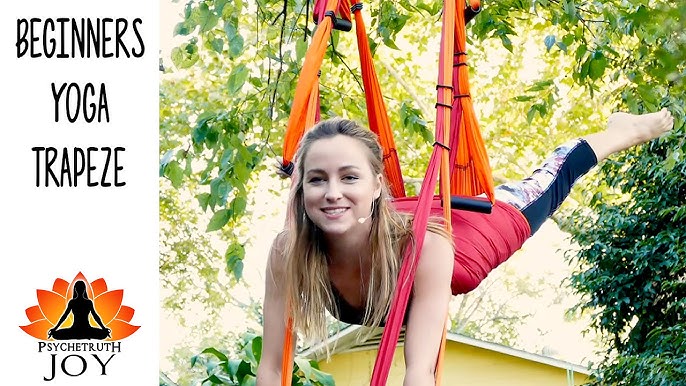 Flying Push-Ups on a Yoga Trapeze 