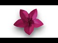 Origami flower  lovely cherry blossom