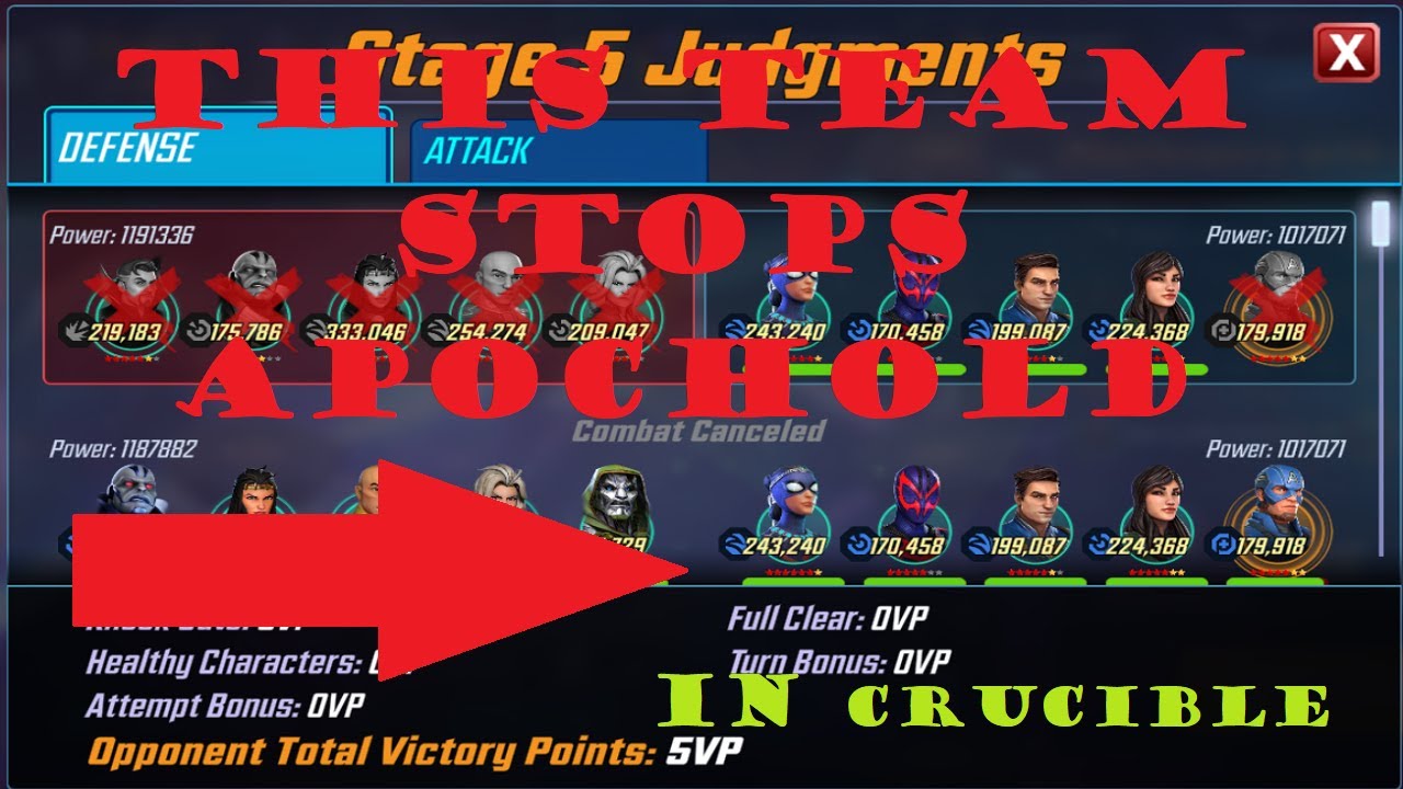 HOW TO STOP APOCHOLD ROOM 5 COUNTER COSMIC CRUCIBLE 4/10/23 MSF