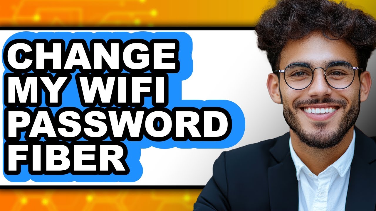 How Can I Change My Wifi Password Fiber - Step by Step - YouTube