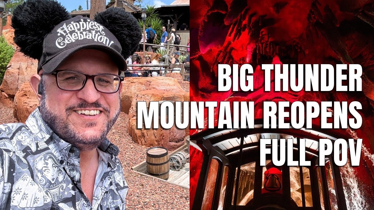 Big Thunder Mountain Railroad REOPENS at Magic Kingdom FULL POV - YouTube