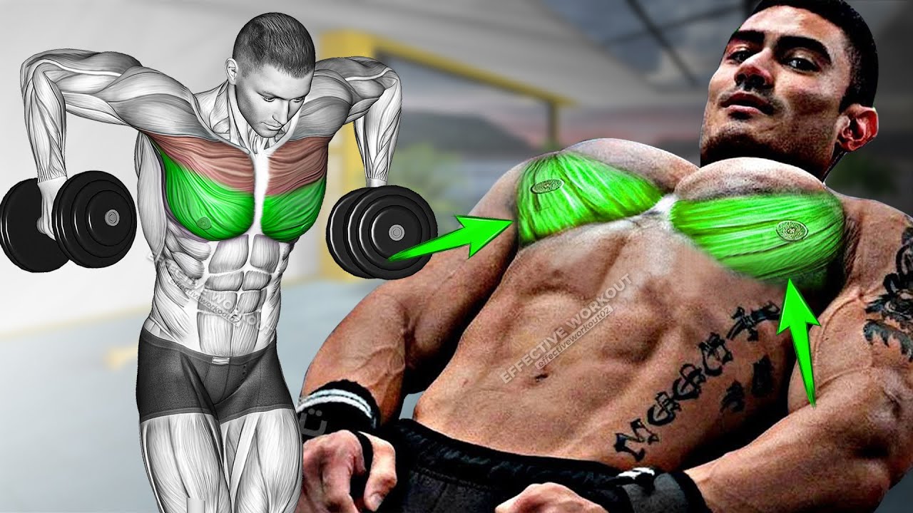 9 ЛУЧШИХ упражнений для тренировки «НИЖНЕЙ ЧАСТИ ГРУДИ»