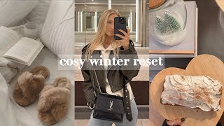 monthly reset: winter home decor, baking gingerbread loaf & christmas shop with me | november