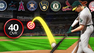 I Hit a Home Run with EVERY MLB Team's Worst Player