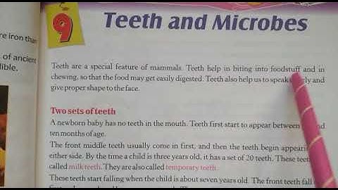 Std 4th Science, Lesson 9, Reading video, part 1