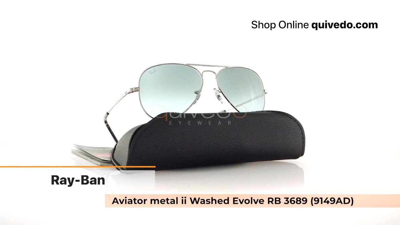 Ray-Ban Aviator metal ii Washed Evolve RB 3689 (9149AD)