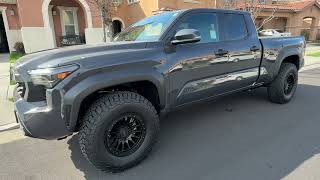 New Wheels and 34 inch Tires On My Stock 2026 Toyota Tacoma. Measurements and Fitment