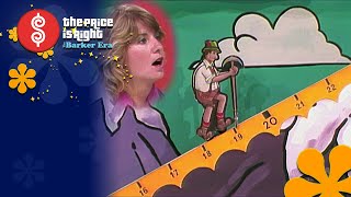 Yodely Guy Almost Goes Over The Edge During Cliff Hangers  The Price Is Right 1982
