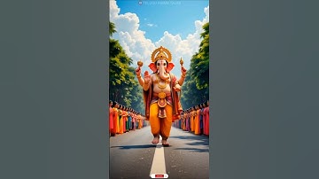 Lord Ganesha Came Like Elephant Saves Passenger From Accident #shorts #ganesh #elephant #ai