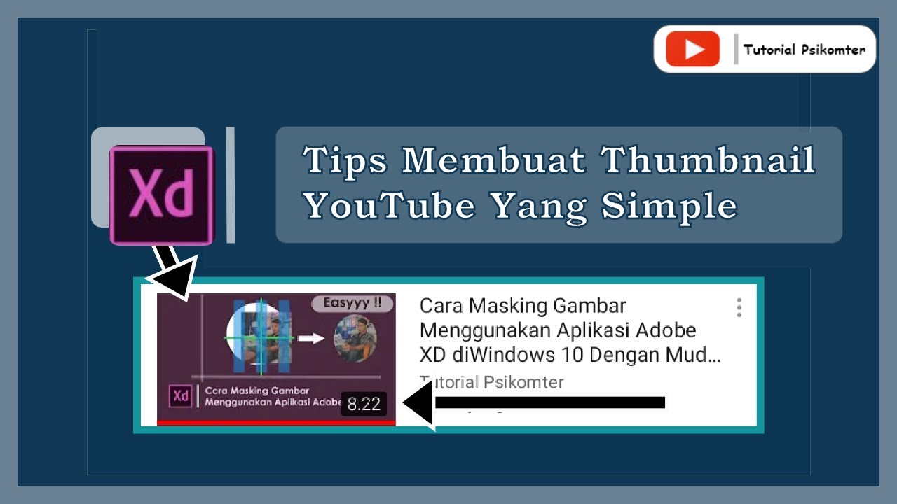 Cara Membuat Thumbnail YouTube Yang Keren dan Menarik || Tutorial Psikomter