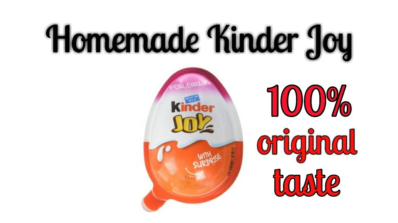 Homemade Kinder Joy how To Make Kinder Joy At Home miniature tamil 