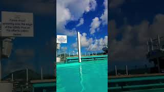 The views at 9am on the #arvia in the #caribbean #views #cruise #swim #holiday #pov #pando #sun