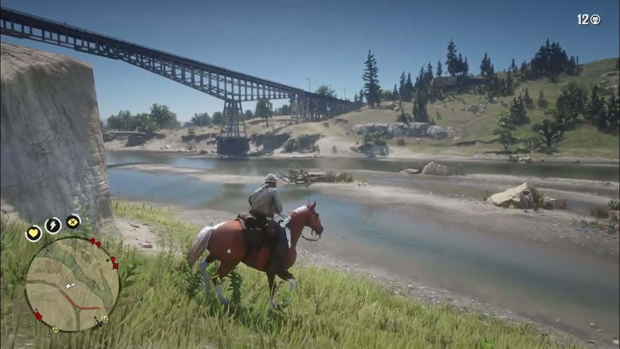 RDR2 Baltimore Oriole spawn location below Bard's Crossing YouTube