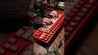 lumekeebs Keygeek Higanbana V2 Linear Switches Y80 red mechanical custom Keyboard Typing ASMR