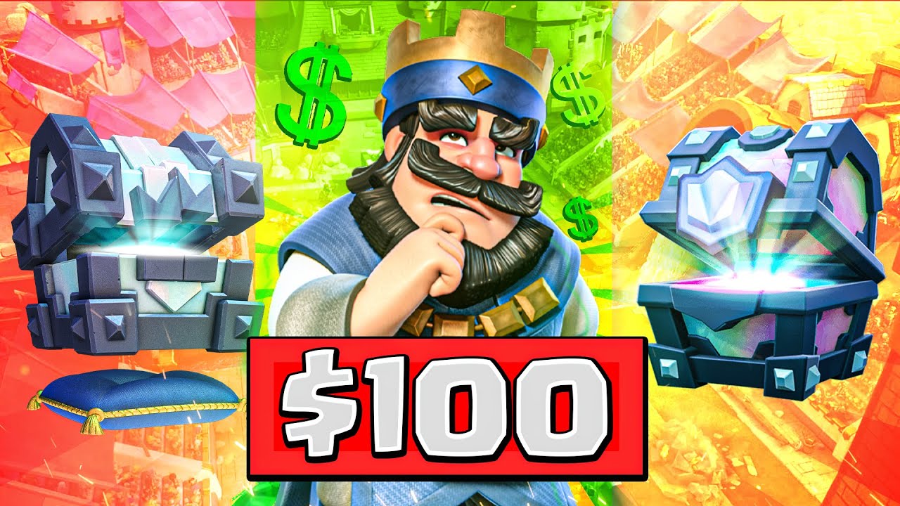 What Can $100 Get You In Clash Royale?? - YouTube