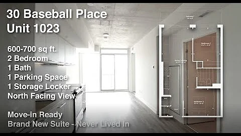 30 BASEBALL PLACE UNIT 1023 2 BED 1 BATH