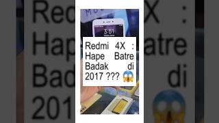 Redmi 4X: baterai badak di 2017! #xiaomi #redmi4x #nostalgiagadget #throwbacktech #ridwanmido