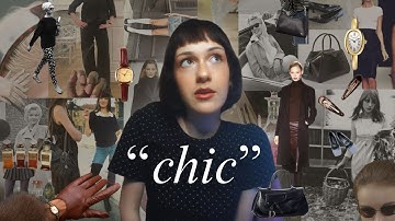 things i find incredibly chic (with inspo)
