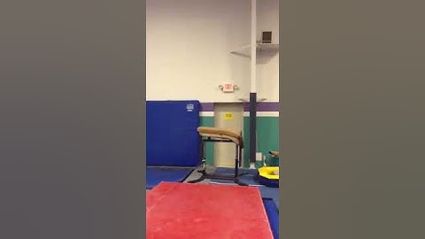 Front handspring front vault!