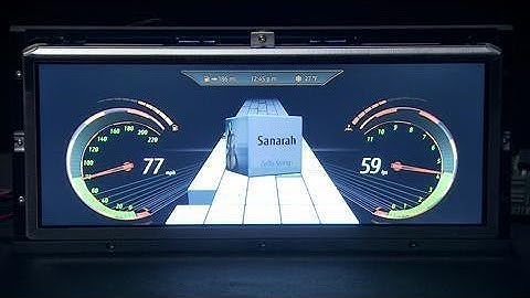Jacinto 6 processor reconfigurable digital instrument cluster