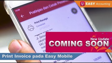 Pesaing Software Accurate: Video Tutorial Print invoice via mobile (Coming Soon)