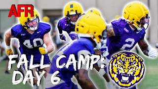 LSU Camp Report: Is Tigers Offensive Line Taking Shape | Ryan Miret Surges, Sam Leavitt Shines