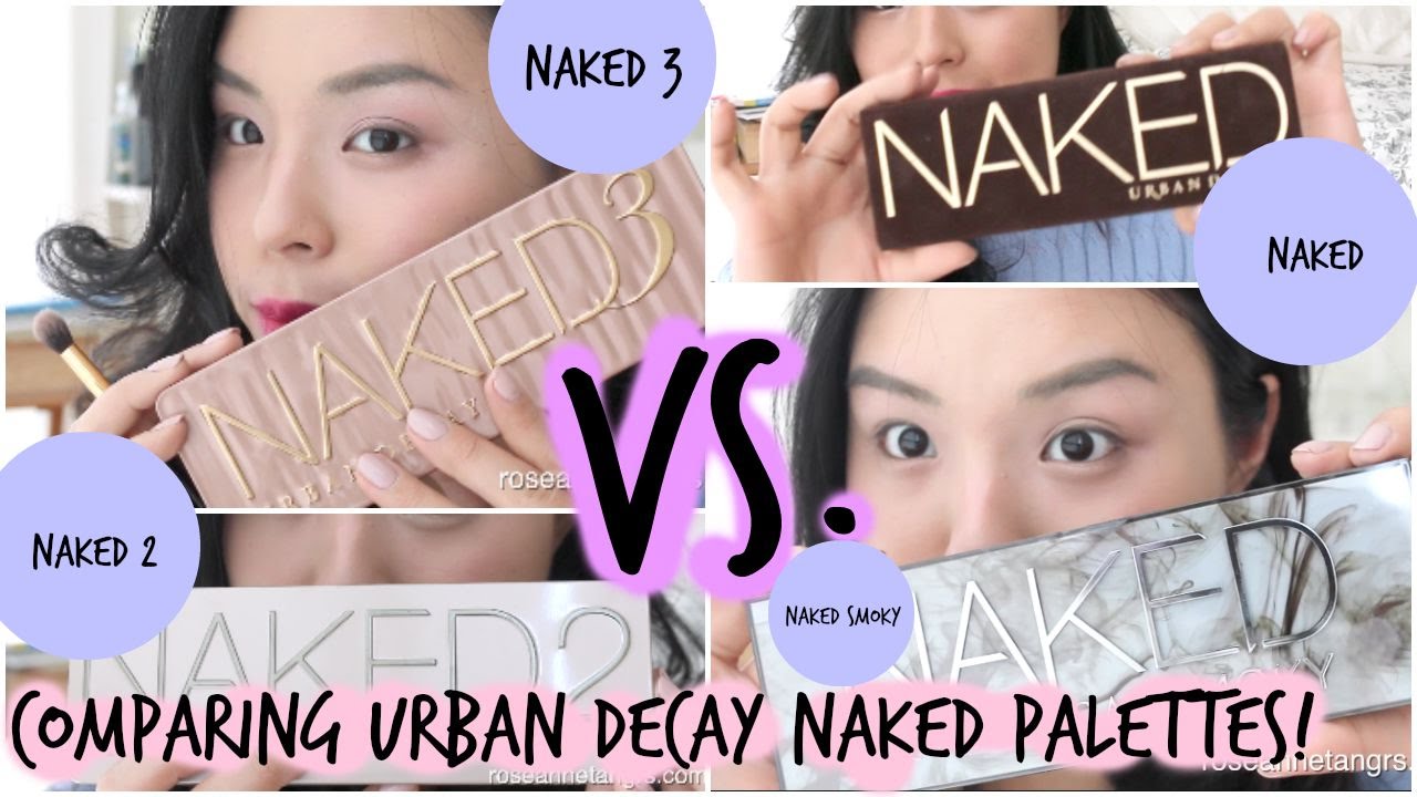 Comparing ALL Urban Decay Naked Palettes - Smoky vs. Naked 1, 2  