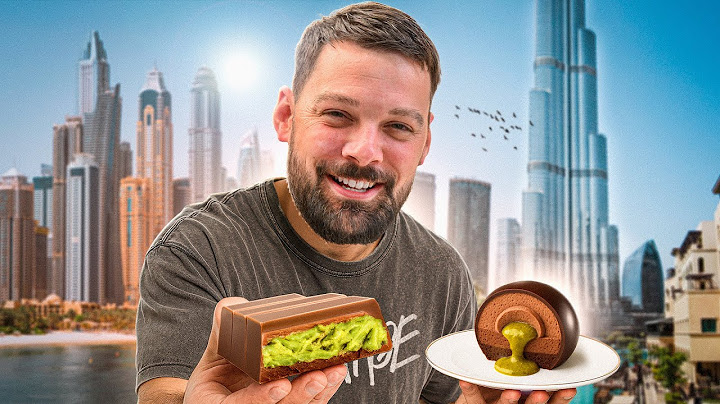 I tried the chocolate from Dubai… 🤯🍫