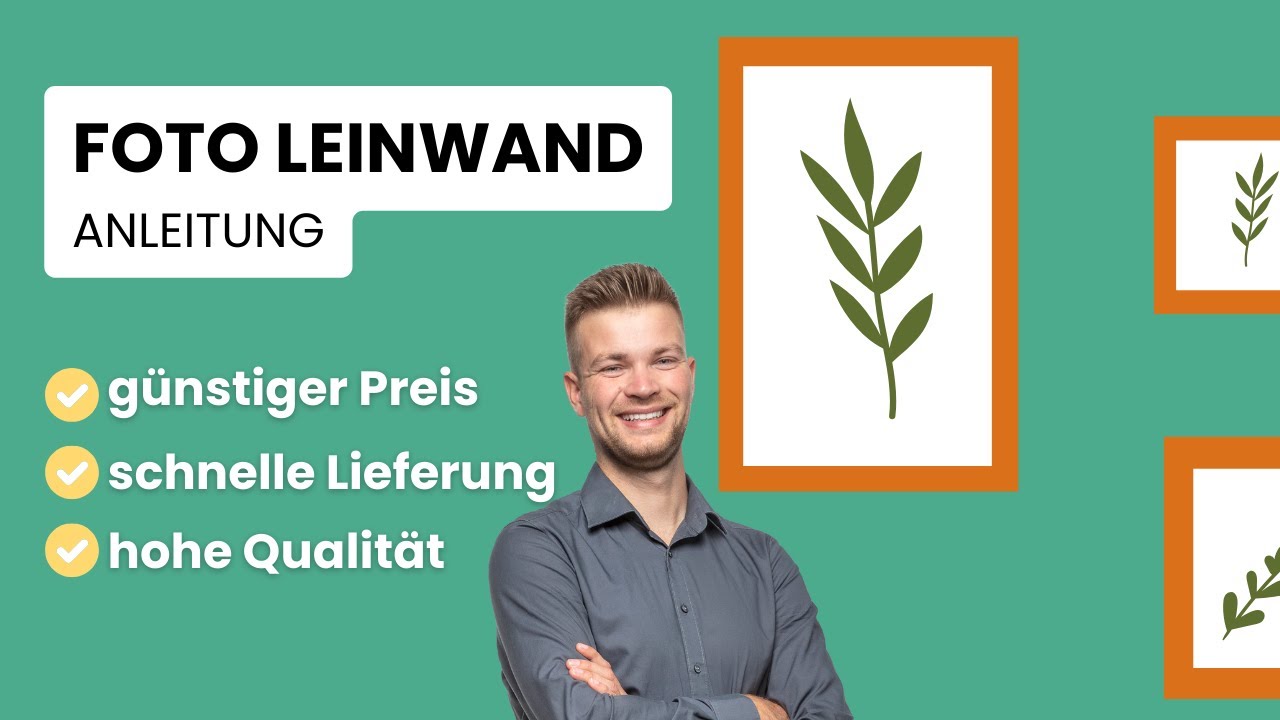 Foto auf Leinwand drucken (günstig & hochwertig) - Anleitung - YouTube