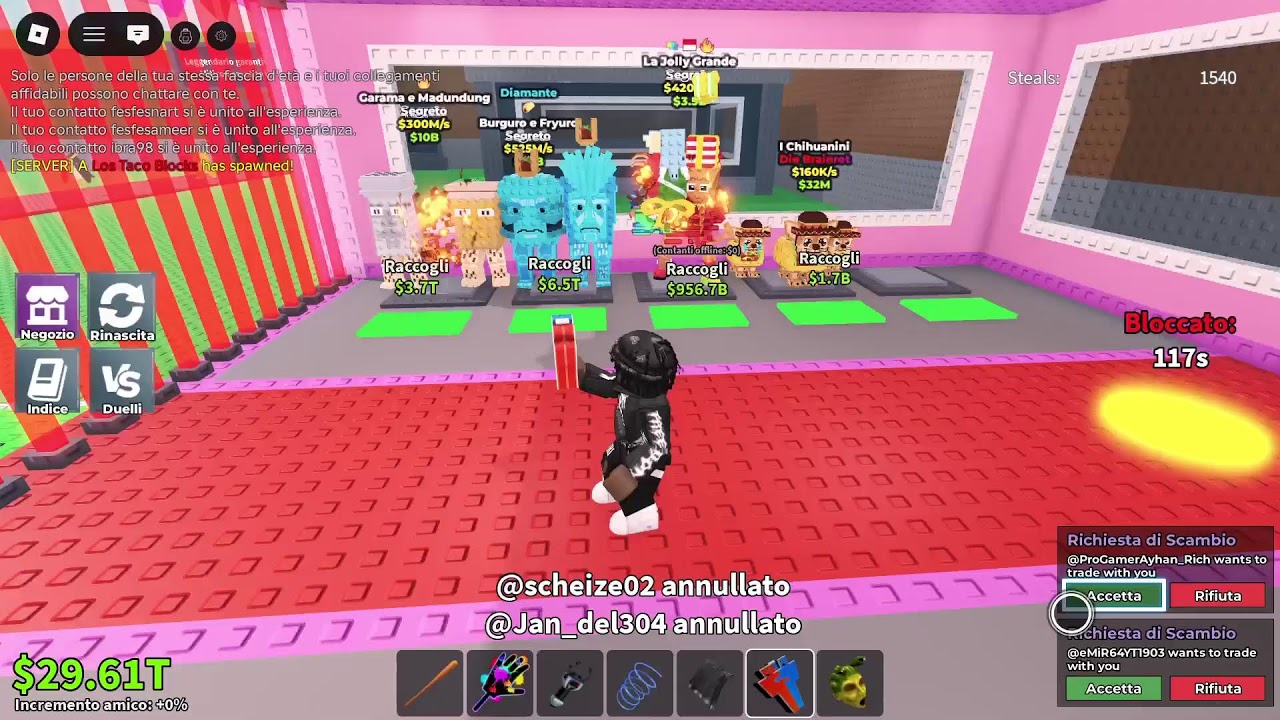 Trading and dueling sab