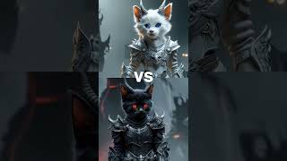 Dragon Black Cat Vs Dragon White Cat